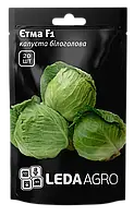 Семена капусты Этма F1, 20 семян ультра-ранняя(45-50 дней), белокочанная LEDAAGRO