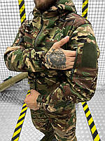 Чоловічий тактичний одяг ЗСУ комплект Softshell, Камуфляжна армійська військова форма мультикам