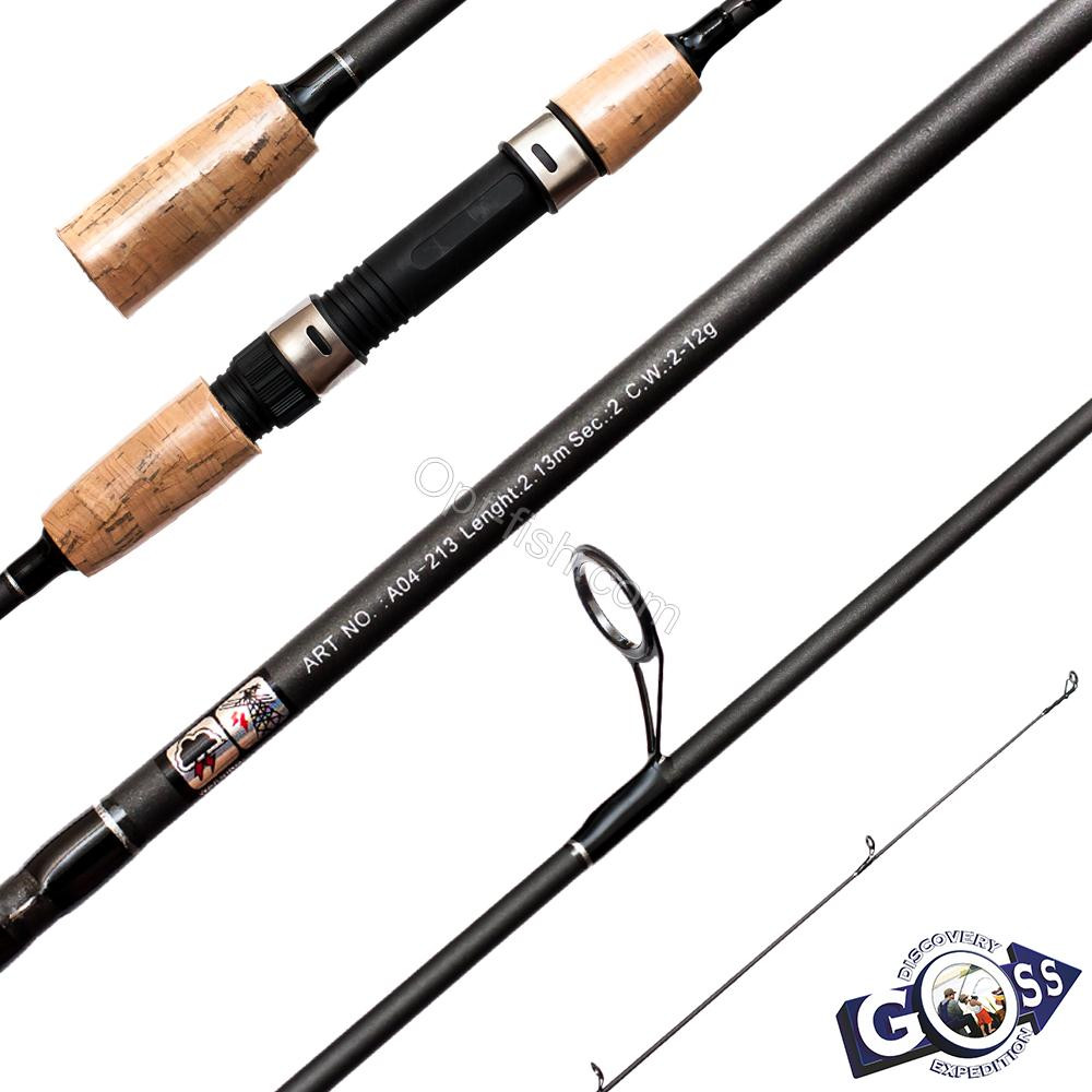 Спінінгове вудлище шт2 Goss Kapas A04-213 2-12g 2,13 м *, фото 1