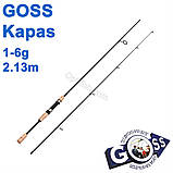 Вудилище спінінга ШТ2 Goss Kapas A03-213 1-6g 2,13м *, фото 2