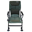 Крiсло коропове з відкидною спинкою Ranger Comfort Fleece SL-11 до 130кг, олива, фото 9