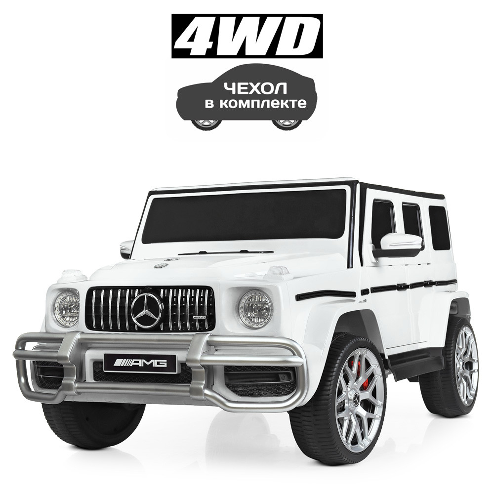Дитячий електромобіль двомісний Mercedes-Benz M 4259EBLR-1, 1 мотор 45 W, 1 акумулятор 12V7AH, USB, радіо