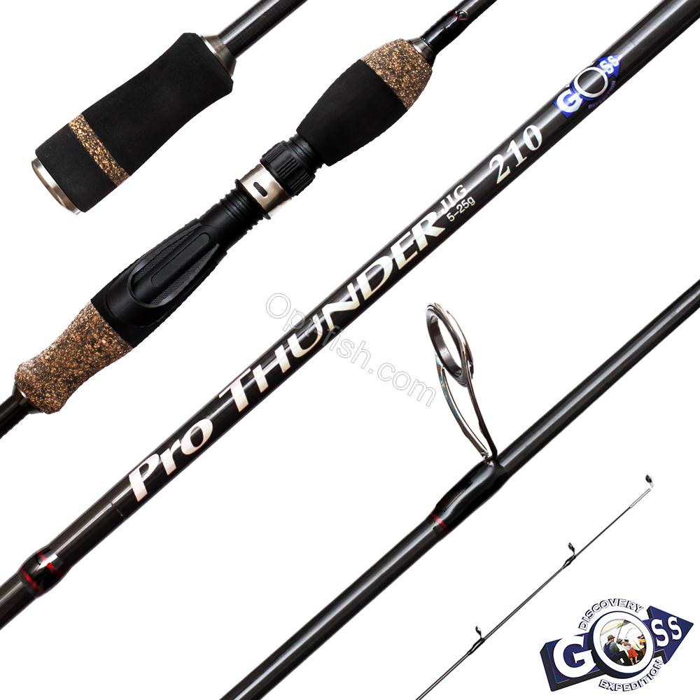 Спінінгове вудлище шт2 Goss Pro Thunder Jig A08-198 5-25g 2,1м *, фото 1