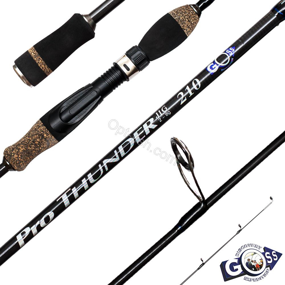 Спінінгове вудлище шт2 Goss Pro Thunder Jig A08-210 2-8g 2,1 м *