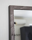 Велике настінне дзеркало Facet 2205 60х170 см в повний зріст в спальню, передпокій, вітальню, у рамі МДФ, білий, фото 8