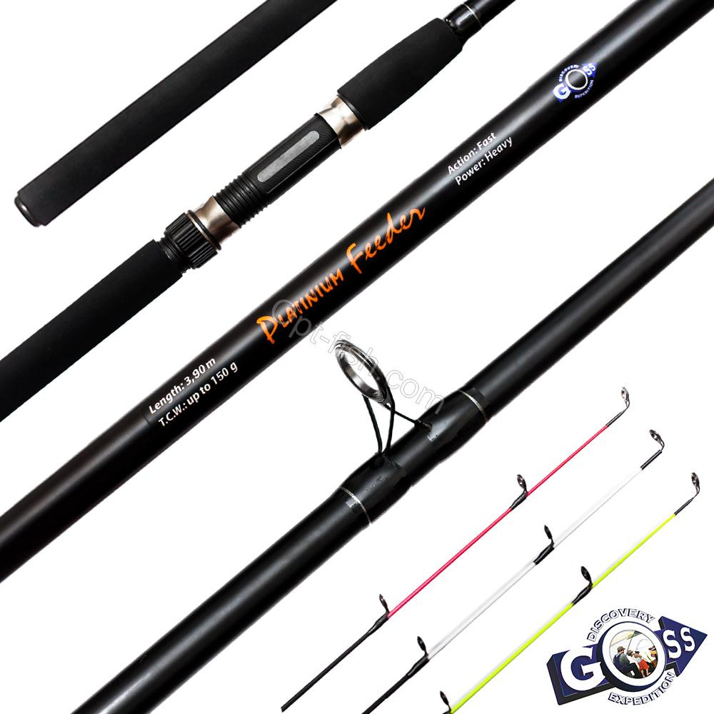 Фідерне вудлище шт3 Goss Platinium Feeder A15-390 150g 3,9 м *