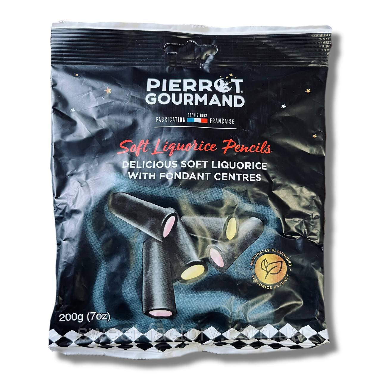 Лакричні цукерки Pierrot Gourmand Soft Liquorice 200g, фото 1