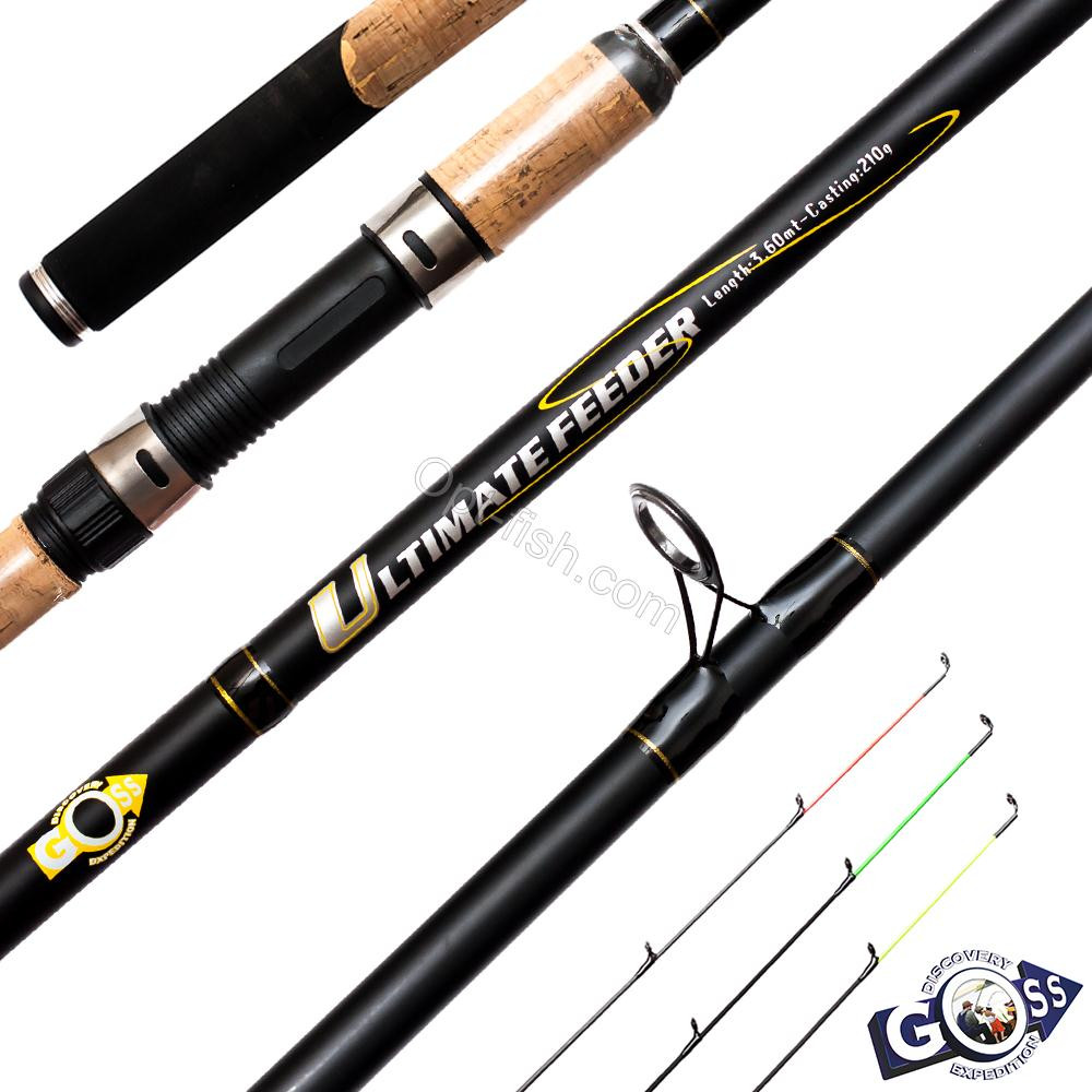 Фідерне вудлище шт3 Goss Ultimate feeder A13-360 210g 3,6 м *, фото 1