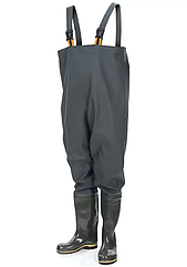 Рибальський напівкомбінезон — Заброди Гума Трест М-01 ПК 41-47р/Вейдерси рибальські