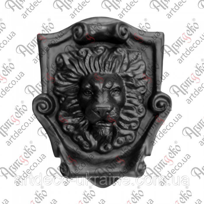 Лев картуш 400х320 (Polystone) Арт. 98.012, фото 1