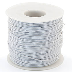 Шнур гумка 1 мм Білий 1 м