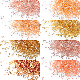 Бісер Matsuno Японія №11/0 відтінки бежевого 50г