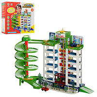 Детский игрушечный Мега паркинг Metr+ 922 6 уровней с автомобильным лифтом