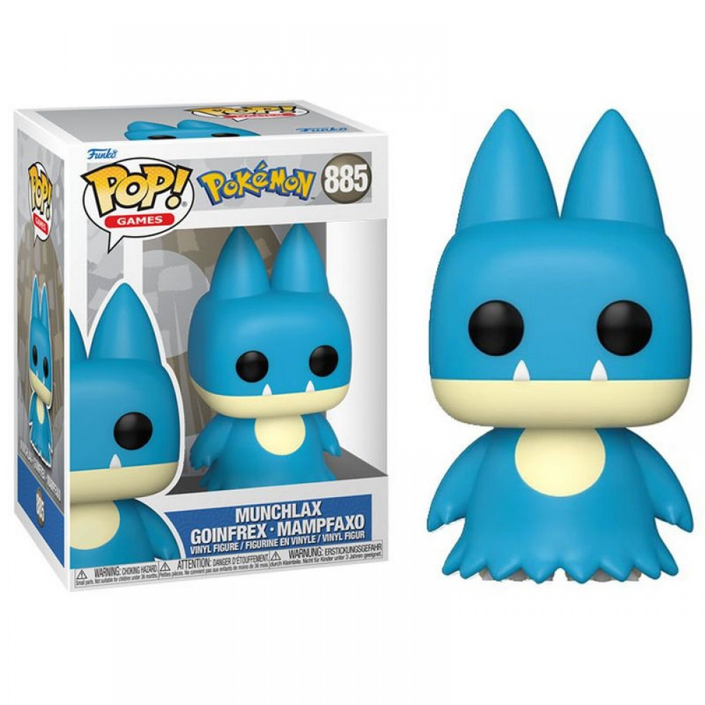 Фігурка Funko Pop Фанко Поп Покемони Манчлекс Pokemon Munchlax 10 см P MC 885