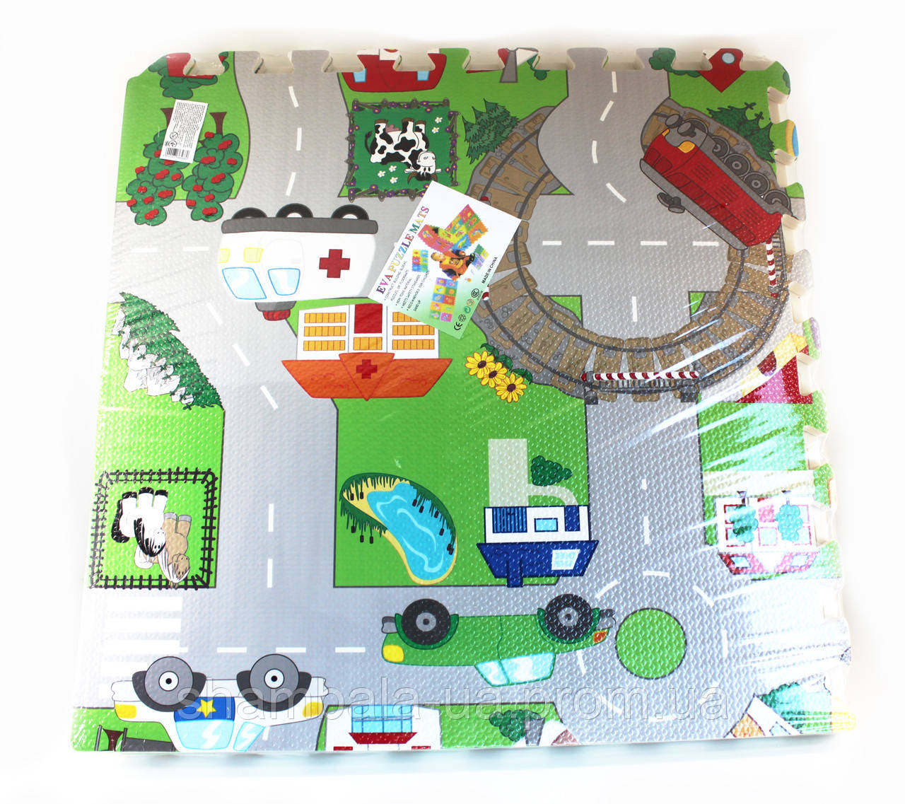 Килимок -пазл Lezi "Eva Puzzle Mats" (070872)