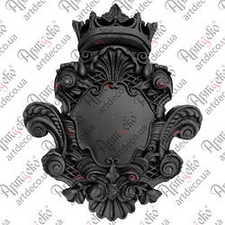 Картуш з короною 545х455 (Polystone) Арт. 98.014