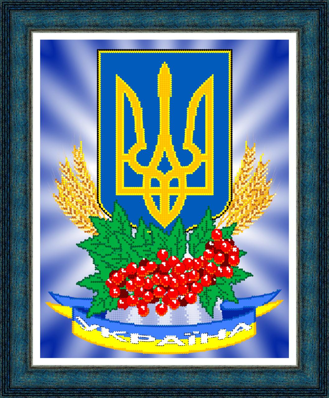 Схема для вишивки бісером Символи України ФР-001 (габардин), фото 1
