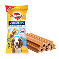 Лакомство Pedigree Denta Stix для чистки зубов собак средних пород 7 шт 180 гр