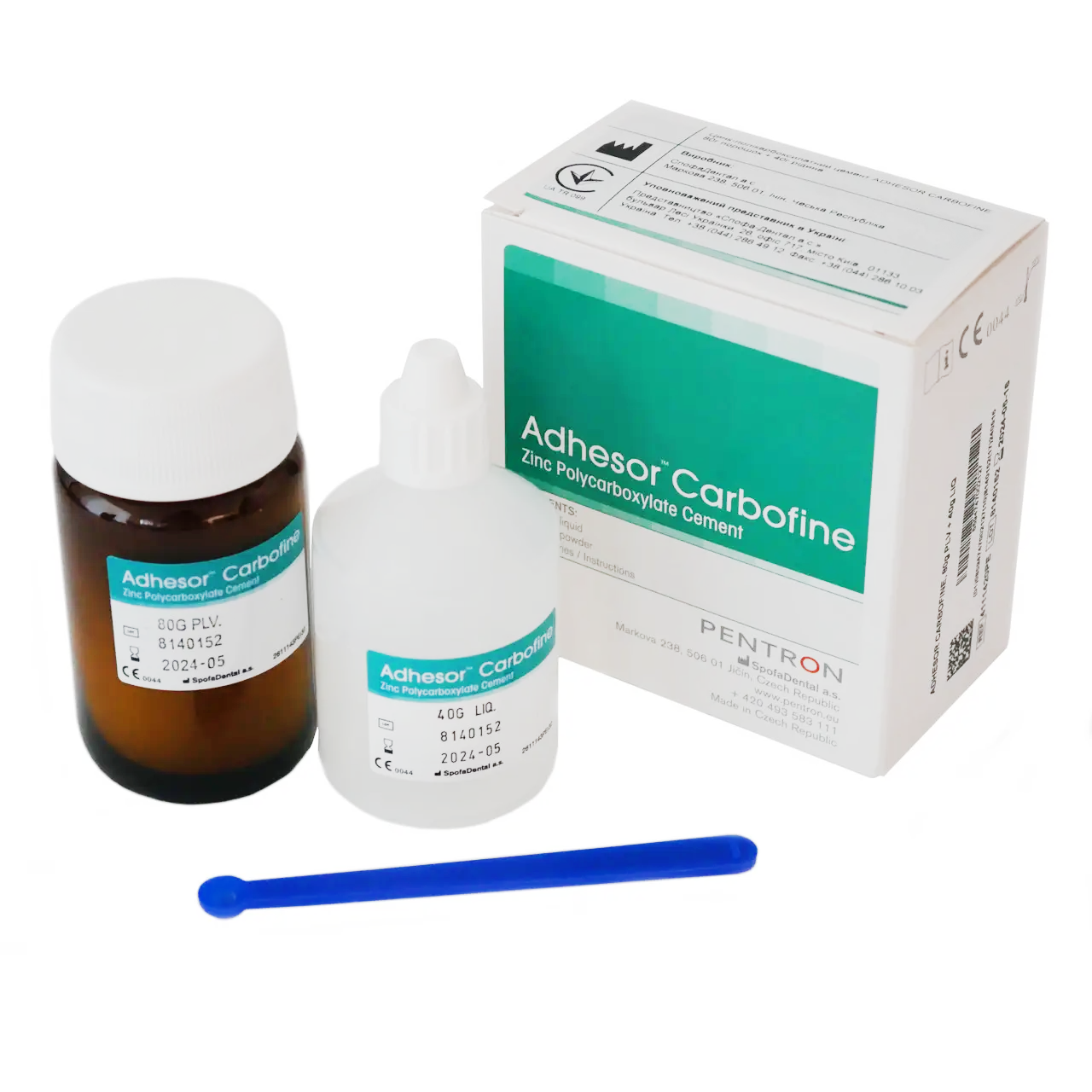 Adhesor Carbofine (Адгезор Карбофайн), цемент для фіксації, Spofadental