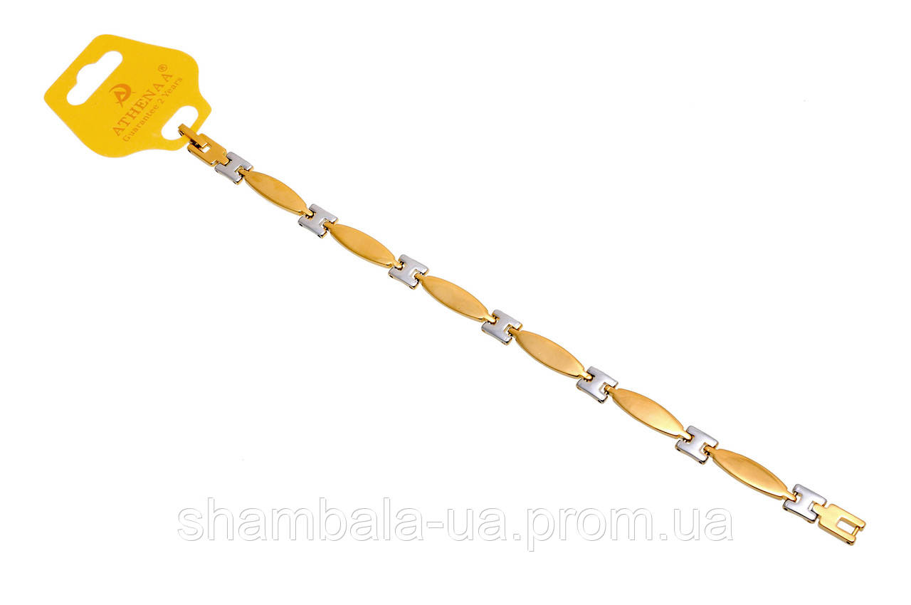 Браслет ATHENA "Golden geometry" позолота (077680)