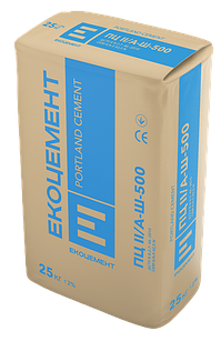 Цемент ПЦ-ІІ/АШ-500 EcoCement (25 кг)