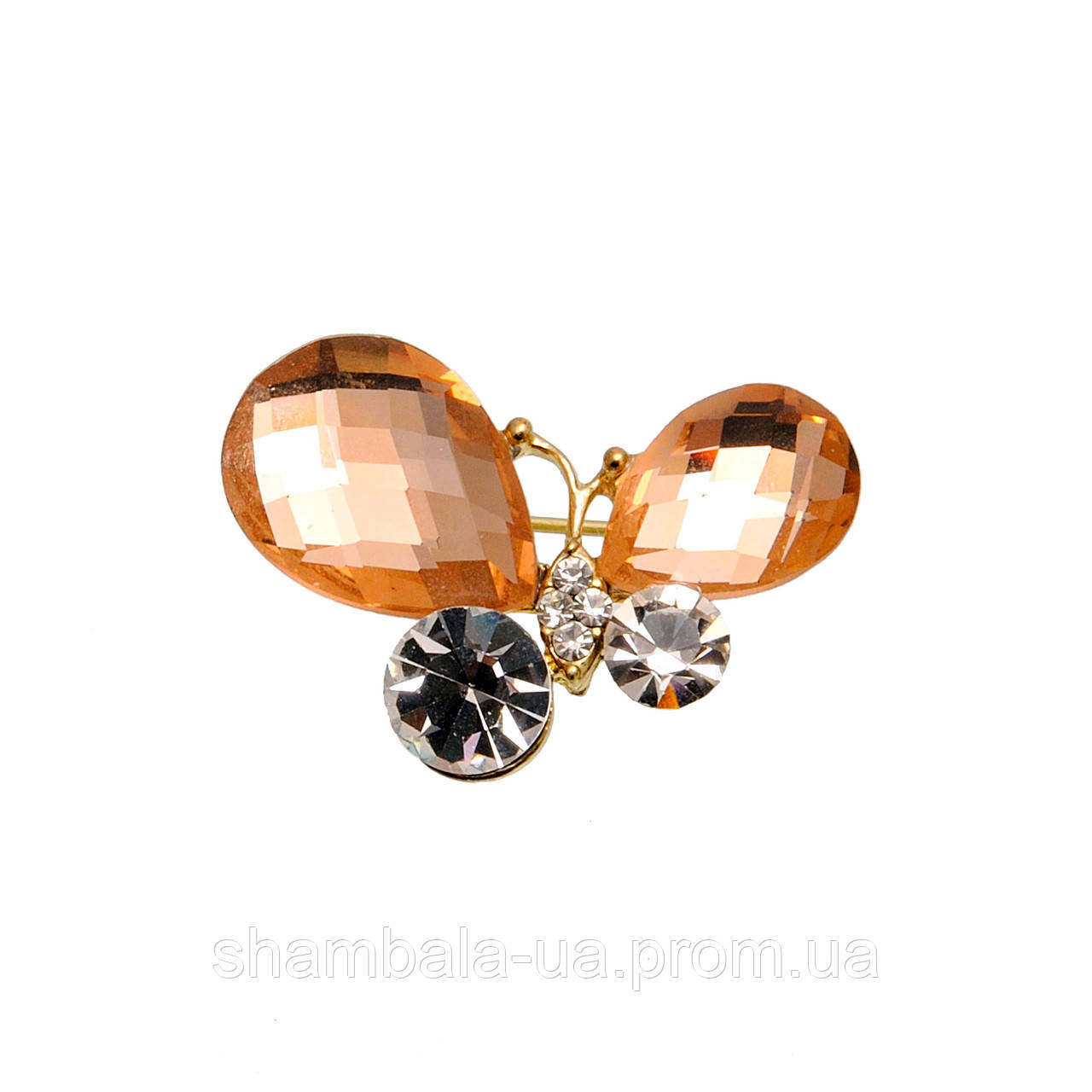 Брошка Fashion Jewerly "Метелик" (048857)