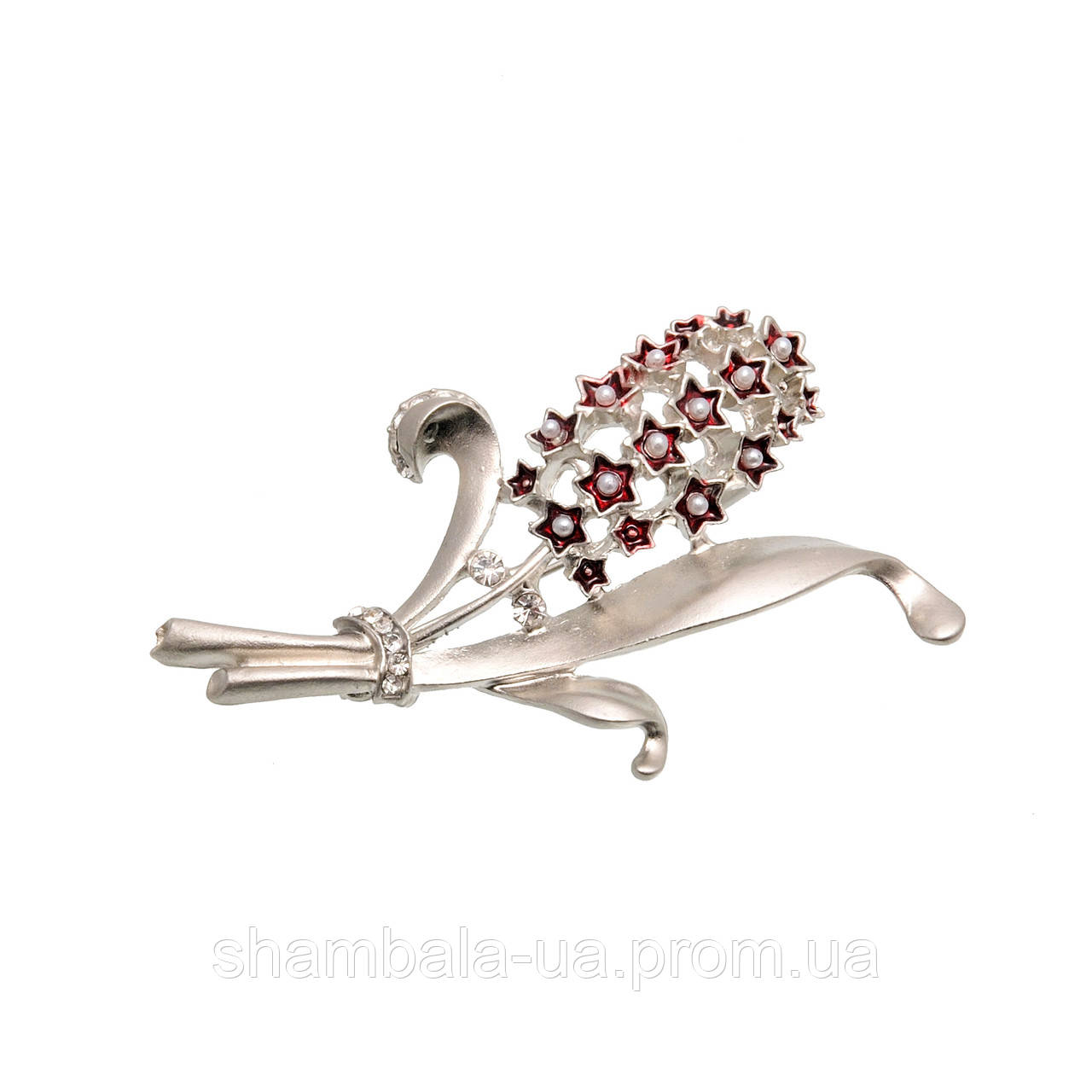 Брошка Xuping Jewelry "Очерет" срібло (046068)