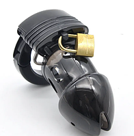 Чоловічий пояс вірності з замком, секс-іграшка для чоловічих рольових ігор, бдсм товари для покарання чоловіків