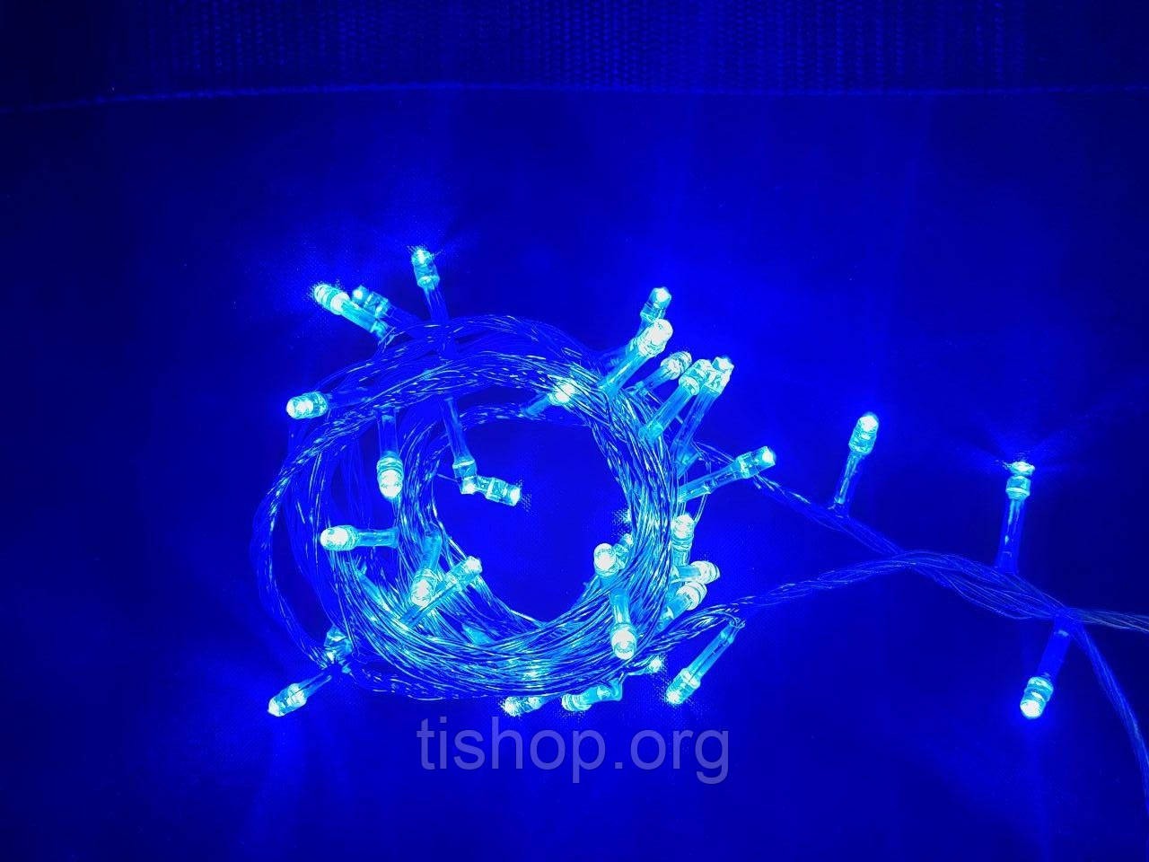 Гирлянда 300 LED синий цвет - фото 1 - id-p1969427380