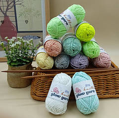 GLow Yarn, пряжа, що світиться у темряві, 50 гр, Китай