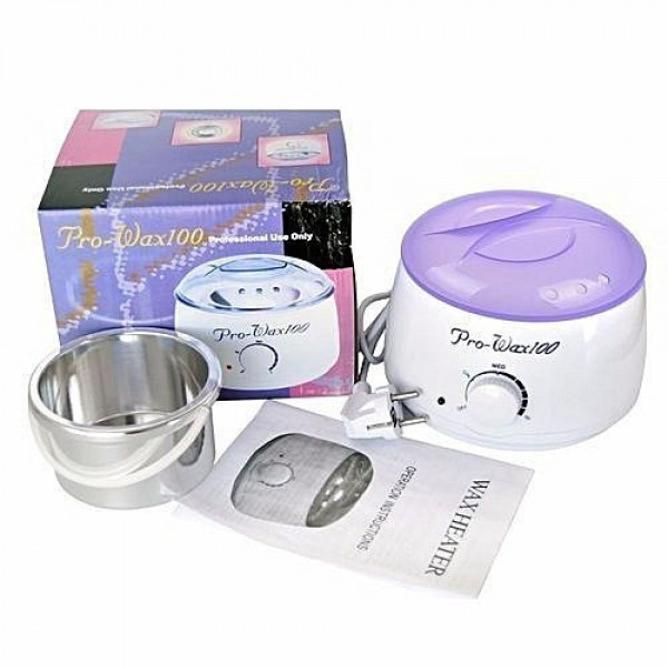 Воскоплав з терморегулятором PRO-WAX 100 для воску в банці, в гранулах, таблетках 400 мл, фото 1