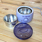 Воскоплав з терморегулятором PRO-WAX 100 для воску в банці, в гранулах, таблетках 400 мл, фото 9