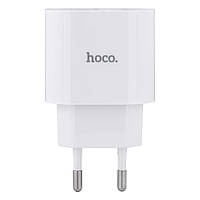 Мережевий Зарядний Пристрій Hoco C95A Lineal, PD 20W, QC3.0, Cable Type-C to Lightning, White