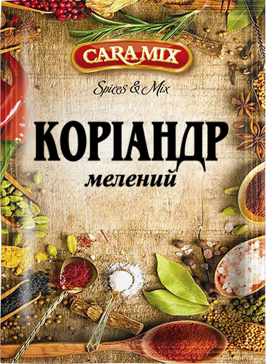 Коріандр мелений, 15г Тм Caramix