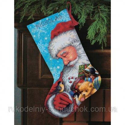 Набір для вишивання Dimensions 71-09145 Санта та іграшки/Santa and Toys Stocking