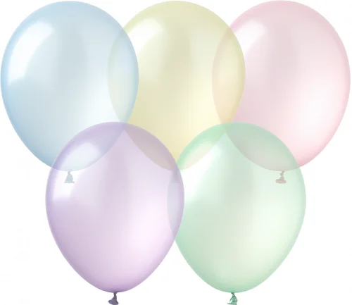 Латексна кулька Kalisan асорті кристал 12" (30 см.) 1 шт