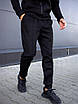 Спортивний костюм чоловічий замшевий чорний весна-осінь кофта з капюшоном Розміри: S, M, L, XL, фото 2