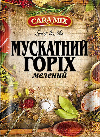 Мускатний горіх мелений, 10г Тм Caramix