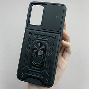 Чохол для Oppo A54 протиударний чохол зі шторкою для камери на телефон оппо а54 чорний crt