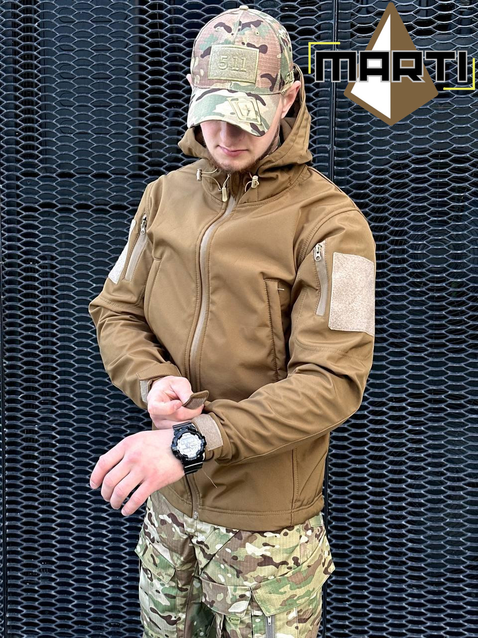 Куртка Soft Shell Coyote Тактична куртка,армійська куртка софтшел Куртка тактична койот софтшел