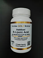 California Gold Nutrition Stabilized R-Lipoic Acid 30 veg caps , стабілізована ліпоєва кислота антиоксидант