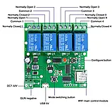 WiFi реле Sonoff 4 канали 7-32 в USB 5в, фото 4