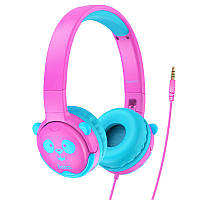 HF Stereo Hoco W31 Children Panda pink + микрофон Гарантия 3 мес