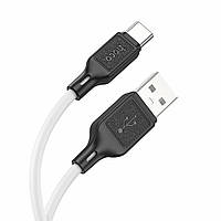 Кабель зарядки HOCO X90 Cool silicone charging data cable for Type-C White