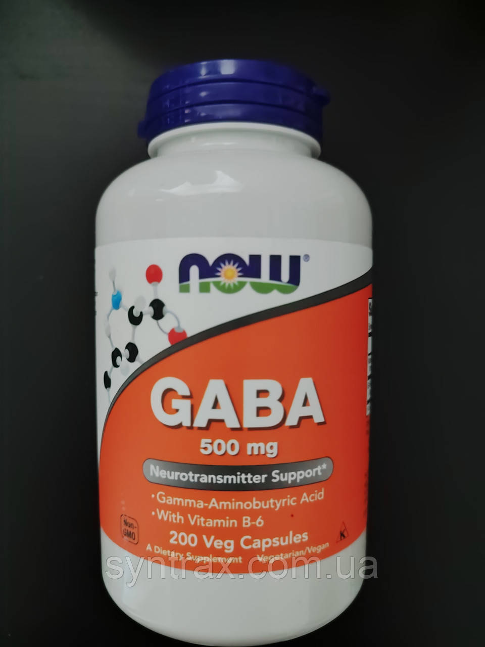 Now Foods Gaba 200 veg caps 500 mg, габа Нау фудс 200 капсул 500 мг