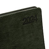 Щотижневик 10х15см Leo Planner датований 2024 Case хакі 128 стор, фото 4