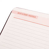 Щотижневик 10х15см Leo Planner датований 2024 Case бургунді 128 стор, фото 6