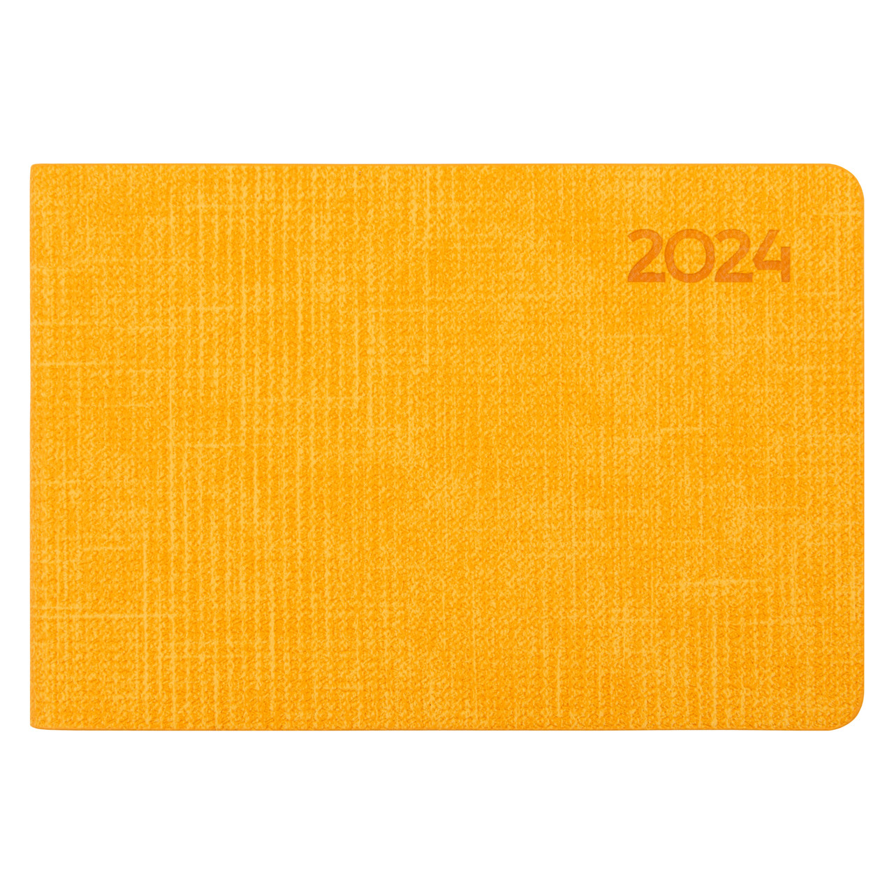 Щотижневик 10х15см Leo Planner датований 2024 Ambassador жовтий 128 стор, фото 1