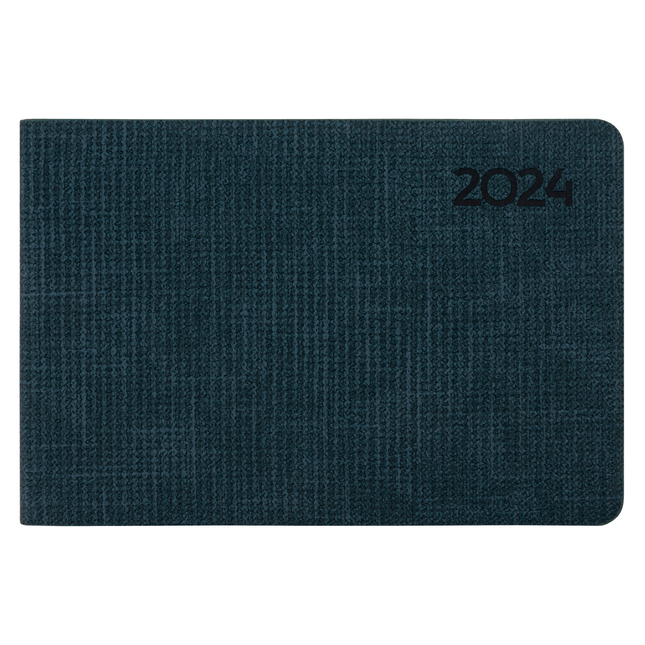 Щотижневик 10х15см Leo Planner датований 2024 Ambassador синій 128 стор, фото 1