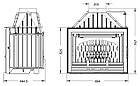 Французька камінна топка для повітряного опалення будинку INVICTA 700 COMPACT із шимбером — 12 кВт, фото 2